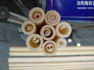 厂家直销高温陶瓷管 陶瓷管 陶瓷保护管可按规定尺寸定制