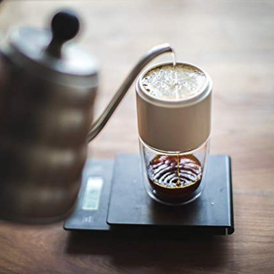 快客杯陶瓷咖啡器具便携式办公室用滴漏式玻璃手冲咖啡滤杯组合杯