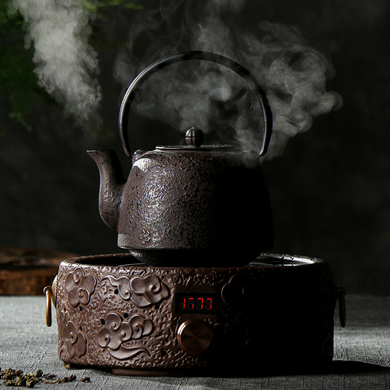 茶炉 创意 电陶炉 老岩泥 陶瓷 红外发热 礼品 特价 手工包邮