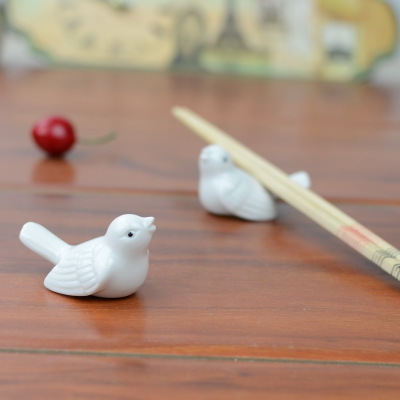 陶瓷小鸟筷子架 动物系列造型家居摆件4010 一件代发