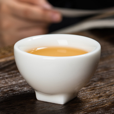 热水变色杯抖音同款日式热感变色茶杯品茗杯主人单杯闻香杯茶盏