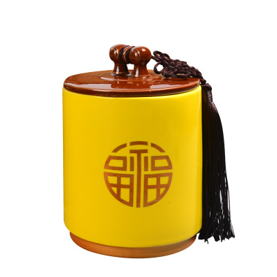 厂家直销茶叶陶瓷罐陶罐茶罐 密封茶叶罐 陶瓷茶叶罐礼盒装定制